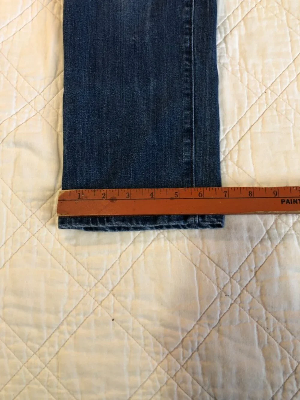 Lands End Denim Blue Jeans, Size 6